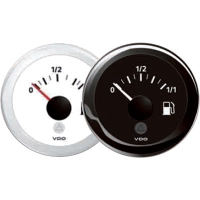 Indicatore livello carburante - VDO, 52mm, 90-4 ohm, Range 0-1/1, 12/24v
